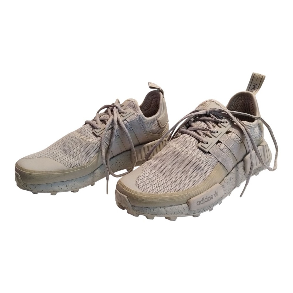 Adidas NMD_R1 Trail Triple Grey Men's Size 7.5 Running‎ Shoes Athletic Sneakers